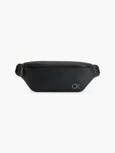 Calvin Klein Táskák & Kiegészítők HU587536 | Calvin Klein Enamel Férfi Övtáska Fekete